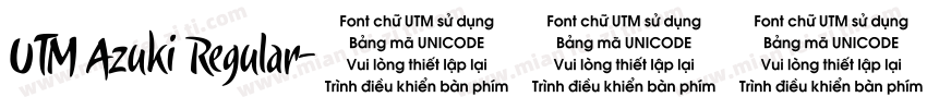 UTM Azuki Regular字体转换